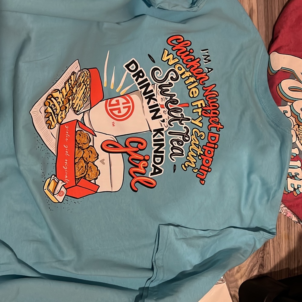 Blue Graphic Kids Shirt